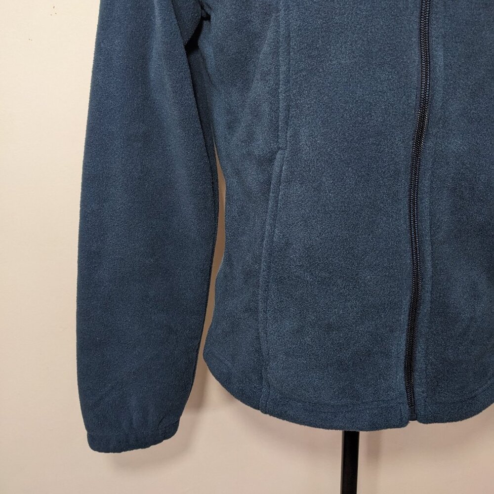 NWT Columbia Womens Full Zip Fleece Jacket Blue Teal  Pockets Sweatshirt M - Picture 3 of 13